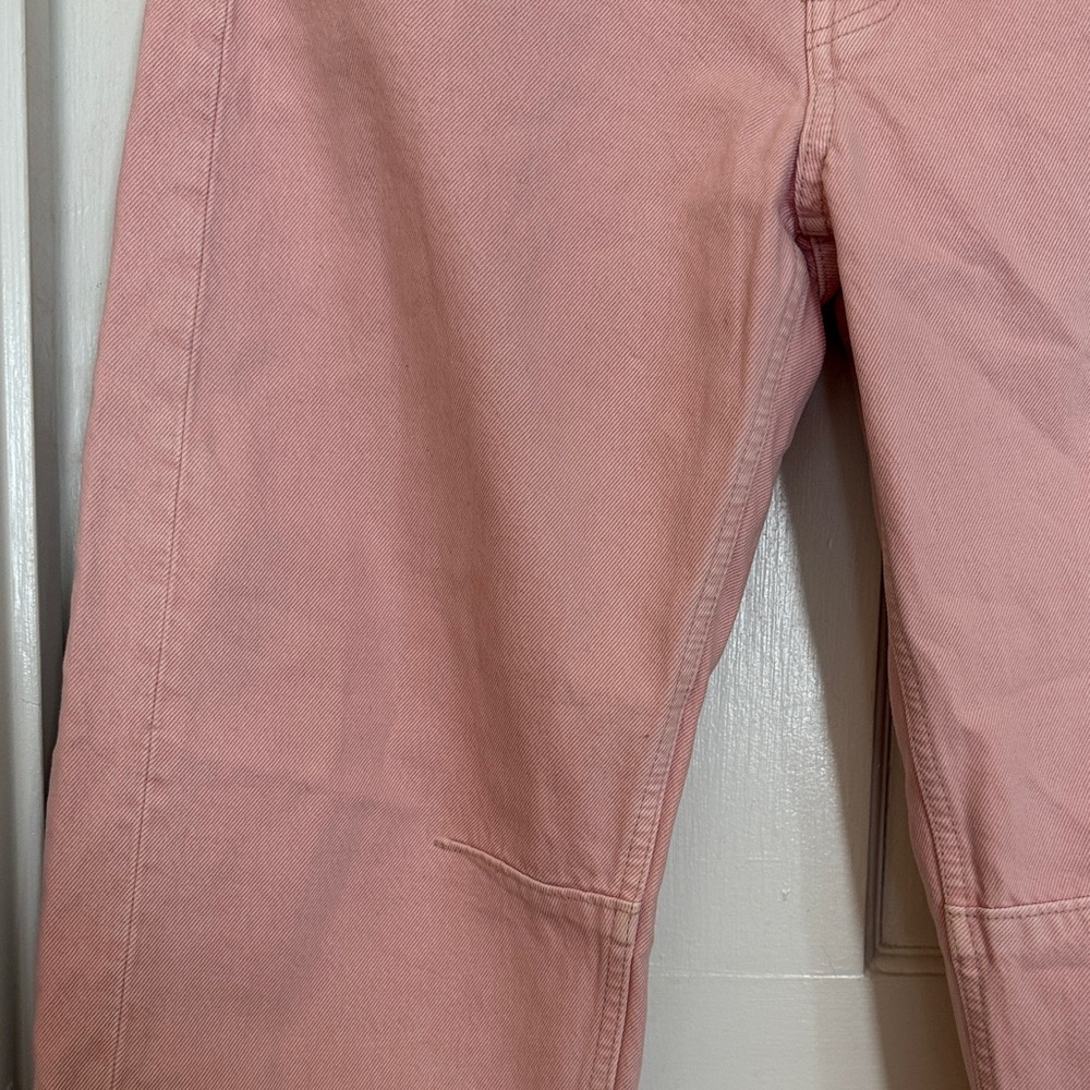 Madewell Darted Barrel Pink Jeans - Picture 4 of 4